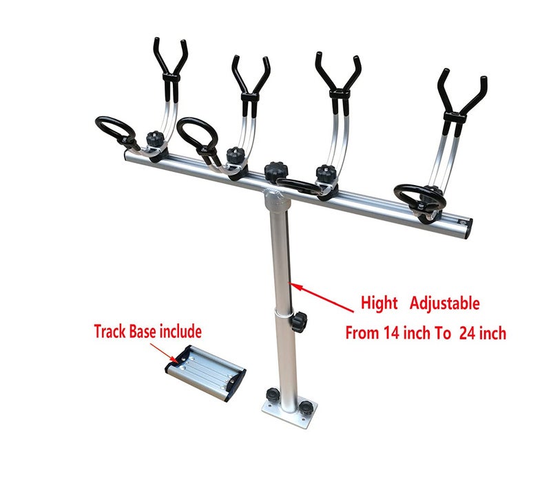 Brocraft Crappie Rod Holder System with Telescopic T-bar /Crappie Fishing Rod Holder / Spider Rigging - Image 3